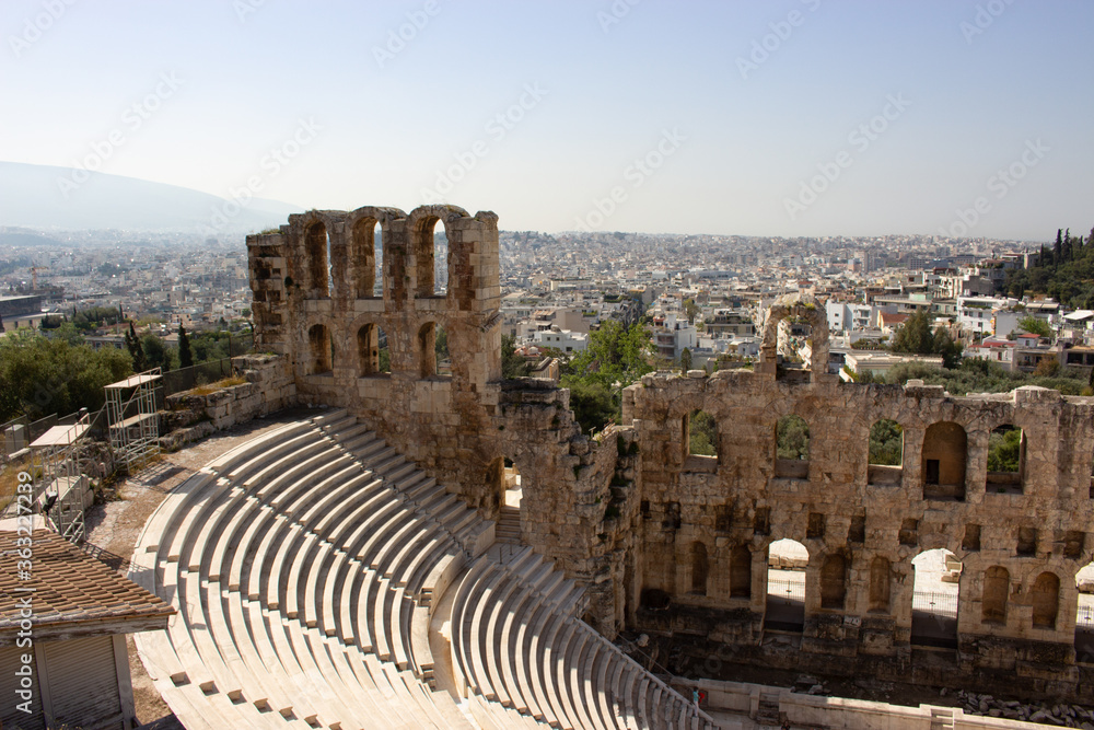 Athens, Greece | Acropolis | Odeon of Herodes Atticus
