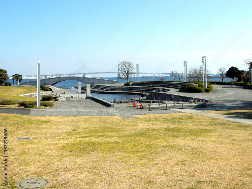 臨港パーク　神奈川県横浜市西区みなとみらいの風景