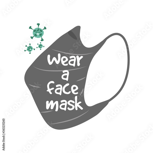 wear a face mask, prevention of contagion by coronavirus