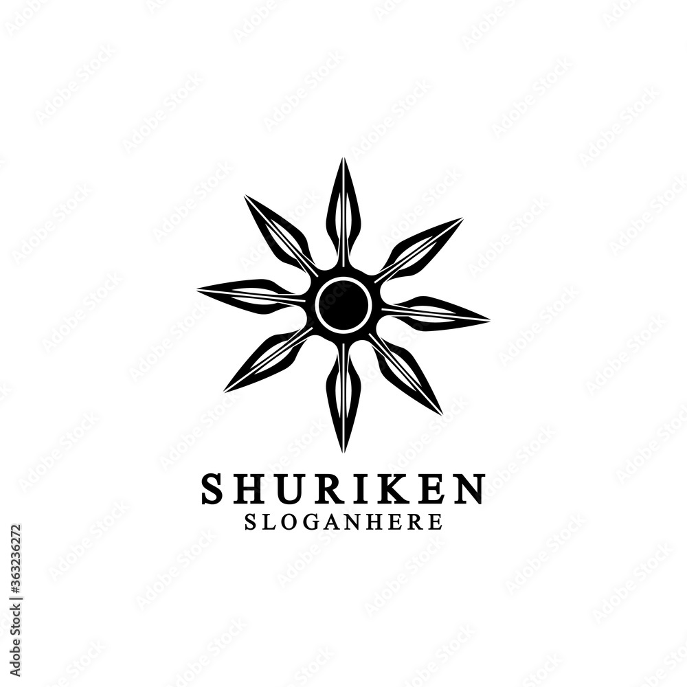 ninja shuriken black solid icon modern design, isolated on white background. flat style for graphic design template. suitable for logo, web, UI, mobile app. vector illustration ninja shuriken black solid icon modern design, isolated on white background. flat style for graphic design template. suitable for logo, web, UI, mobile app. vector illustration