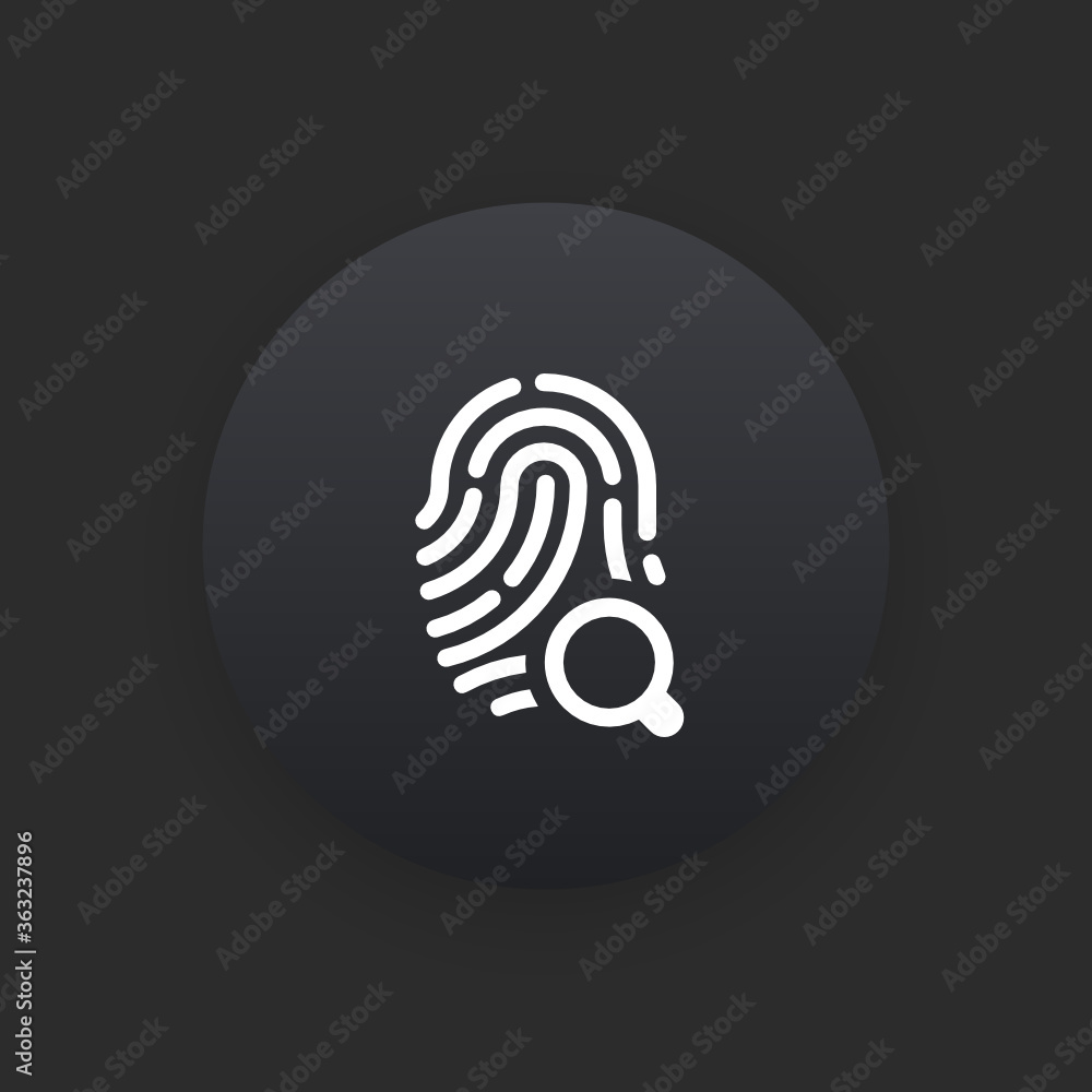 Search Biometircs - Matte Black Web Button Search Biometircs - Matte Black Web Button
