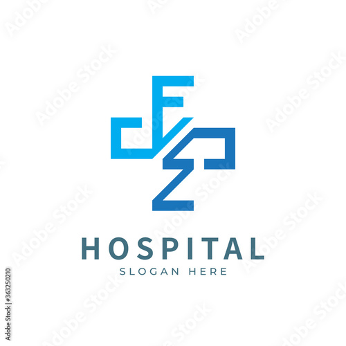 Free Download Health logo with initial letter E Z, Z E, E Z logo designs concept. Medical health-care logo designs template. - GFXLoad