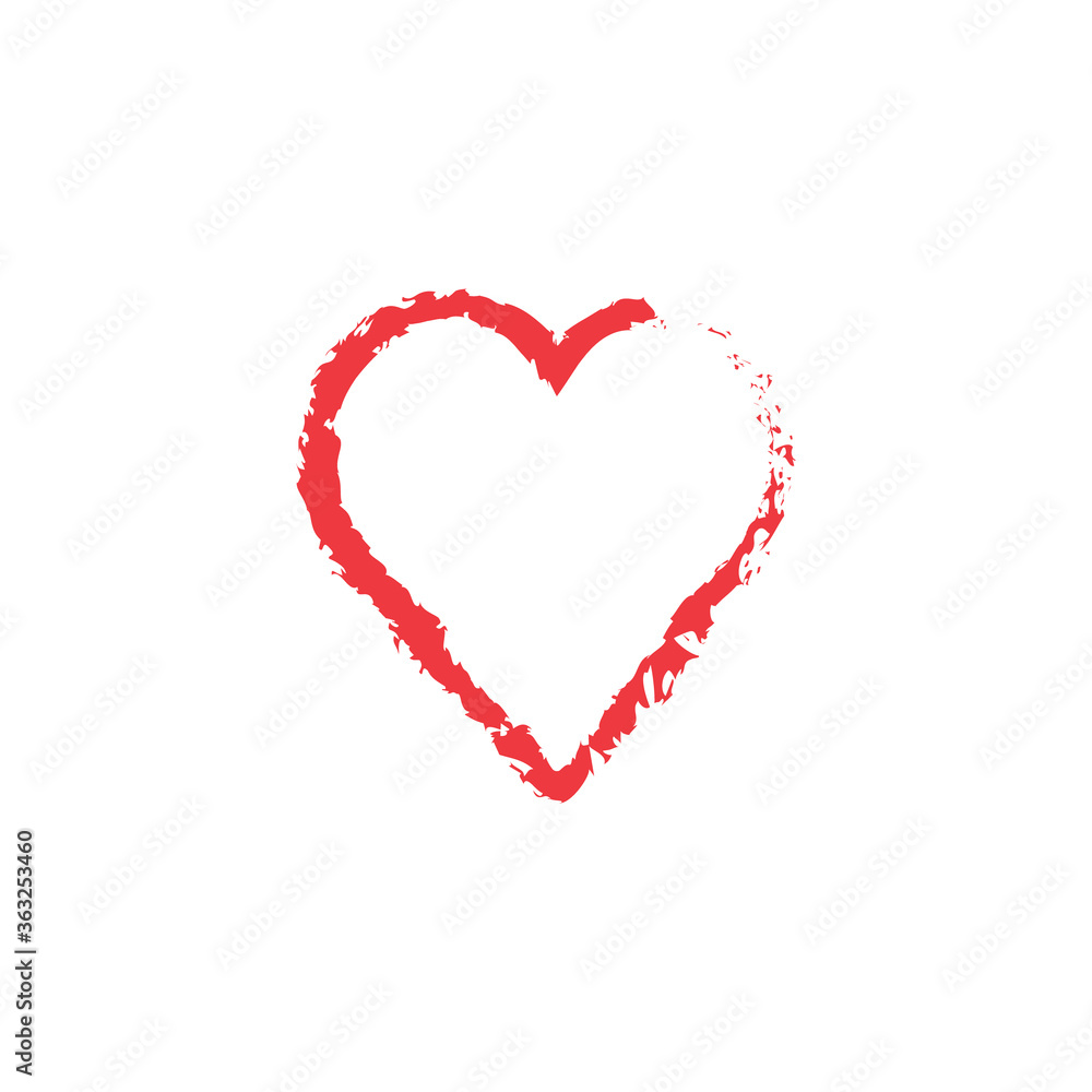 hearth love icon vector