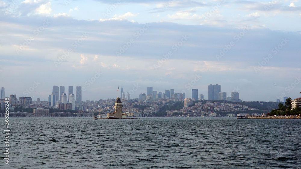 Watching Istanbul from the Passenger Ferry, Maiden's tower