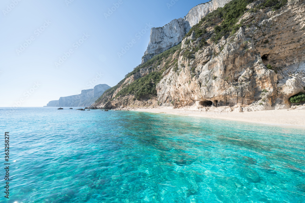 Obraz premium Cala Gabbiani beach, Sardinia, Italy