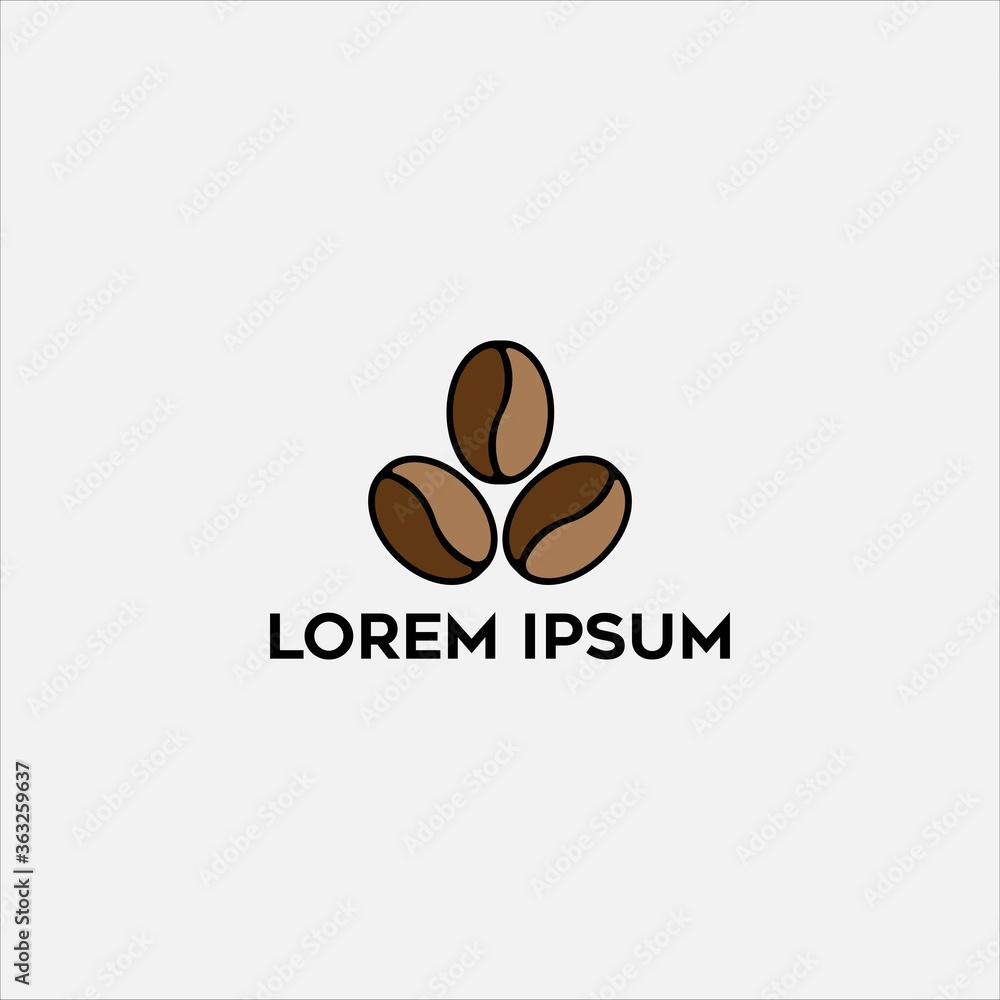 Coffee logo vector design template. Vector icon coffee shop labels Coffee logo vector design template. Vector icon coffee shop labels