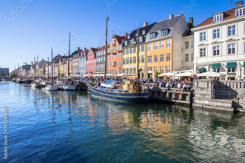 Nyhavn Harbour in Copenhagen © robertdering