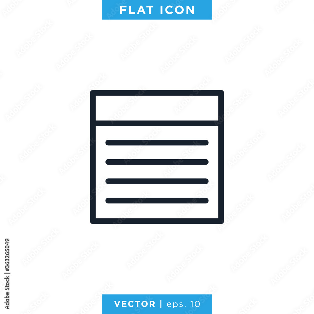 Sticky Note, Notepad Icon Vector Logo Design Template Sticky Note, Notepad Icon Vector Logo Design Template