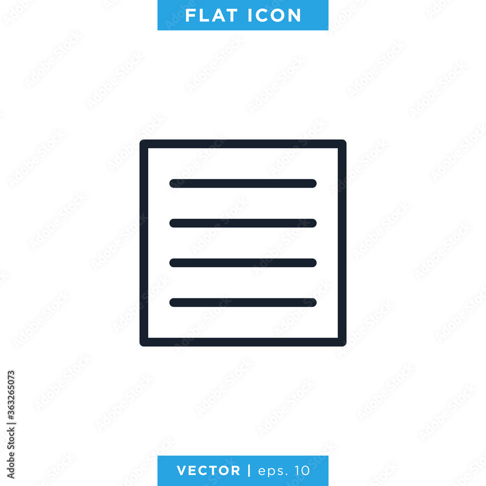 Sticky Note, Notepad Icon Vector Logo Design Template Sticky Note, Notepad Icon Vector Logo Design Template