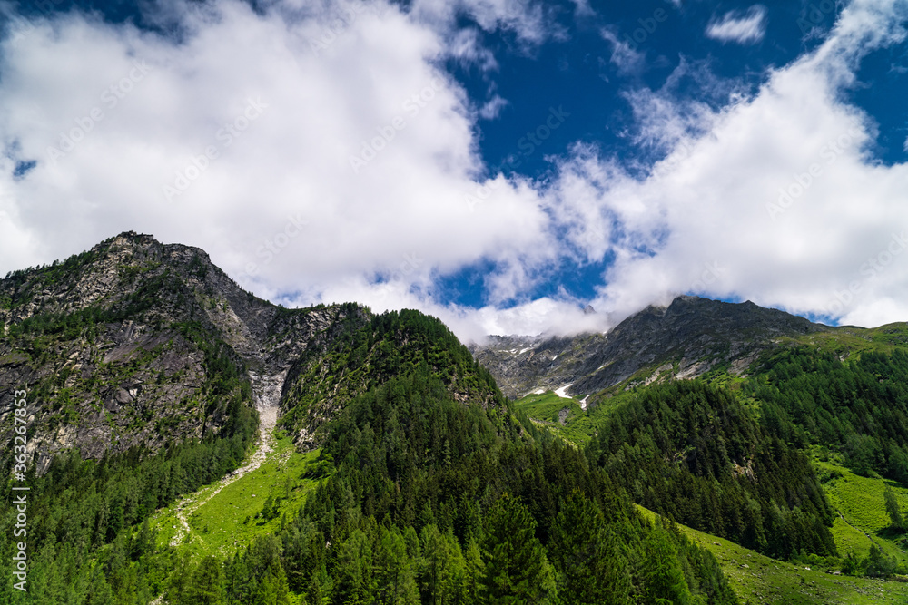 Fototapeta premium Habachtal im Pinzgau, Salzburg