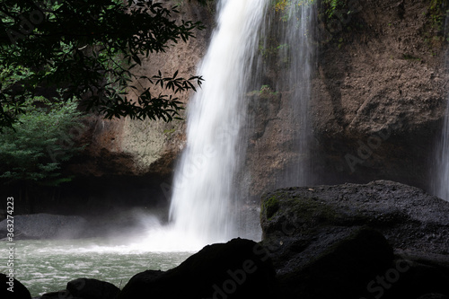 Haew Suwat Waterfall Khao Yai National Park in Thailand. © NewSaetiew