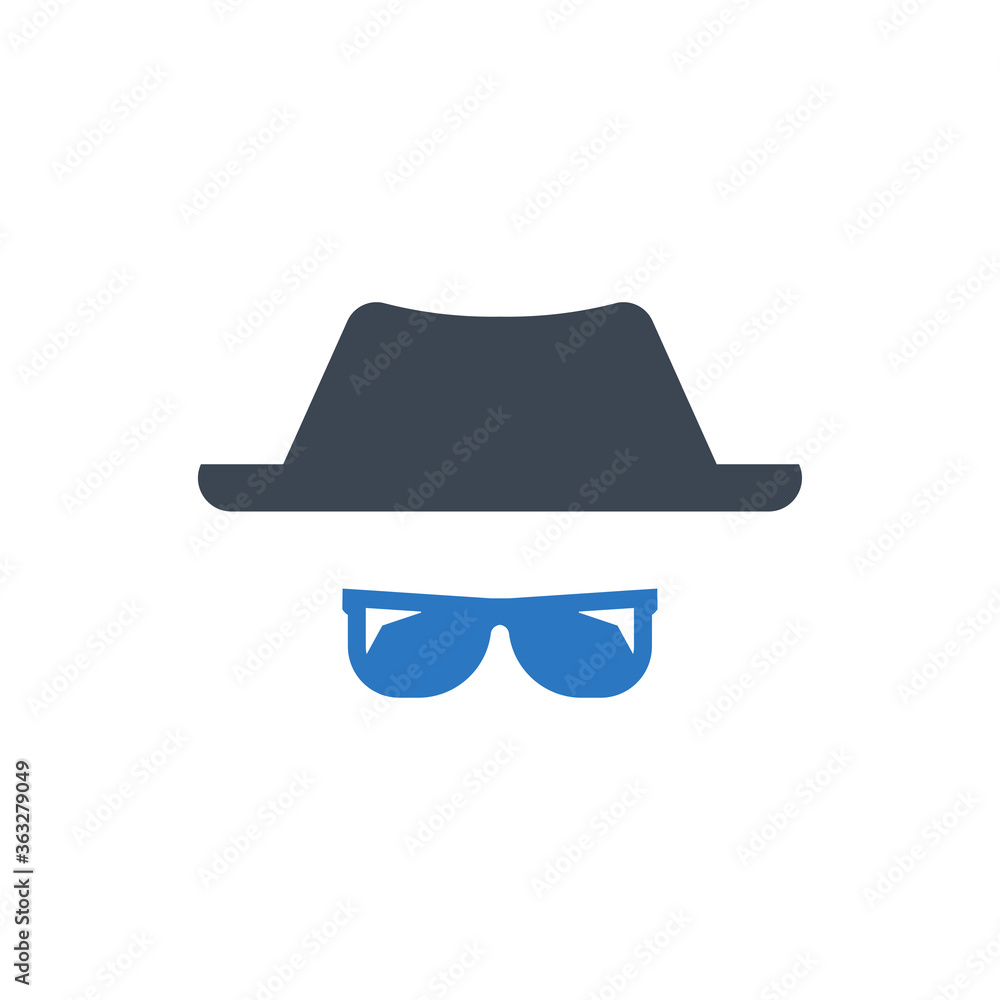 Seo Blackhat Icon. hacker, crime (vector illustration) Seo Blackhat Icon. hacker, crime (vector illustration)