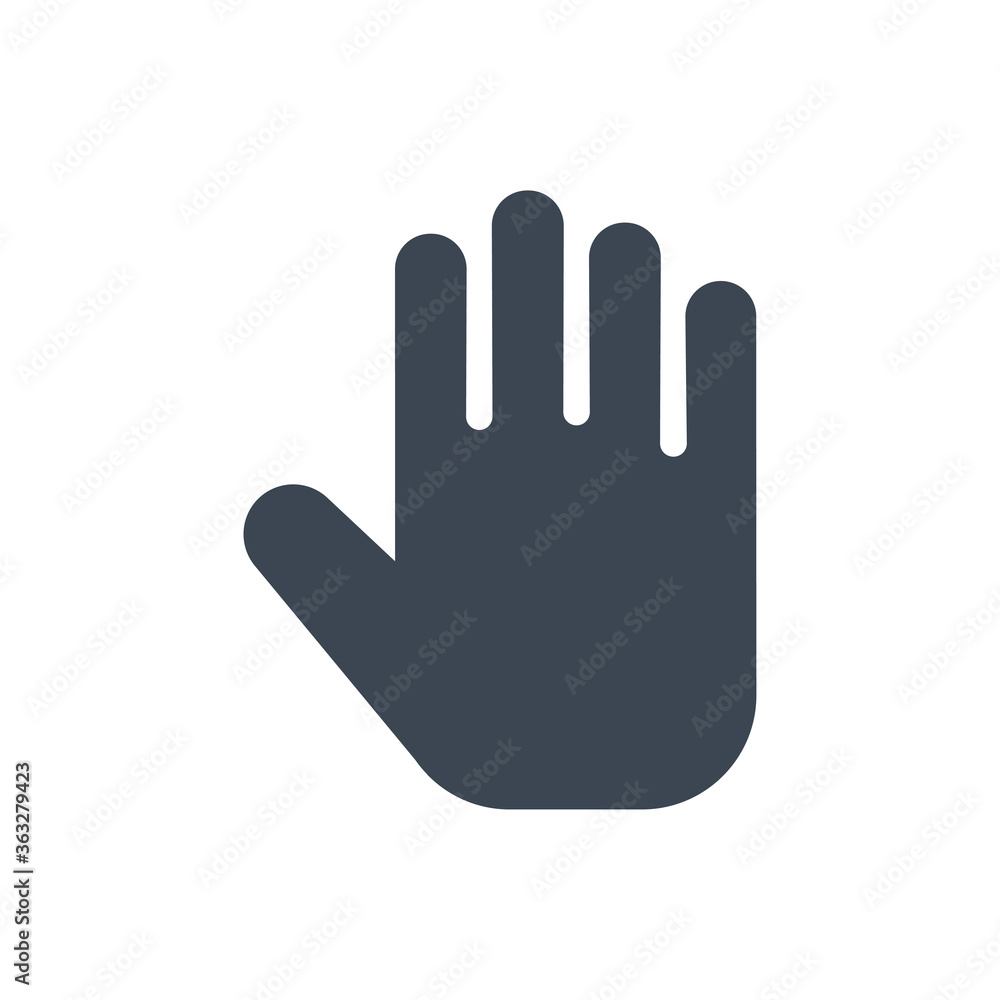 Hand Icon. gesture, finger (vector illustration) Hand Icon. gesture, finger (vector illustration)