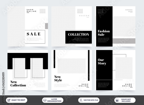 social media post and story template for digital marketing and sale promo. fashion advertising. instagram banner offer. pink color. mockup photo vector frame illustration