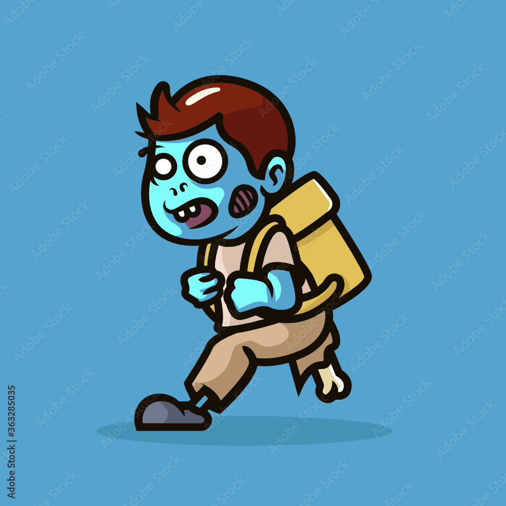 Zombie Mascot illustration design