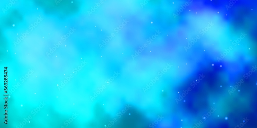 Light BLUE vector background with small and big stars. Modern geometric abstract illustration with stars. Pattern for wrapping gifts. Light BLUE vector background with small and big stars. Modern geometric abstract illustration with stars. Pattern for wrapping gifts.
