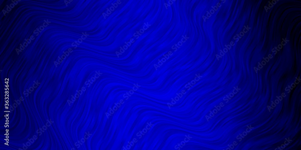 Dark BLUE vector backdrop with circular arc. Abstract gradient illustration with wry lines. Pattern for ads, commercials. Dark BLUE vector backdrop with circular arc. Abstract gradient illustration with wry lines. Pattern for ads, commercials.