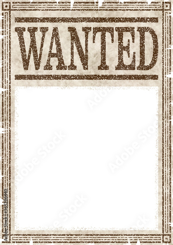 WANTED 指名手配 フレーム