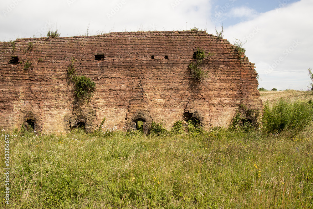 Ruin of an old field stone oven