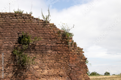 Ruin of an old field stone oven