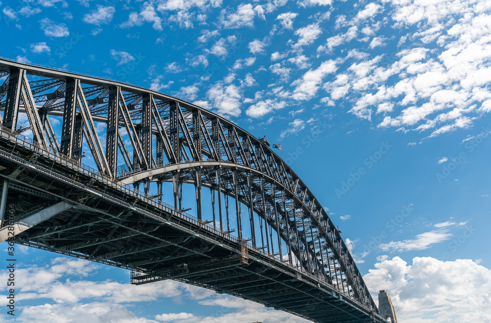 Fototapeta premium View of Sydney harbor bridge in beautiful afternoon, Sydney, Australia.