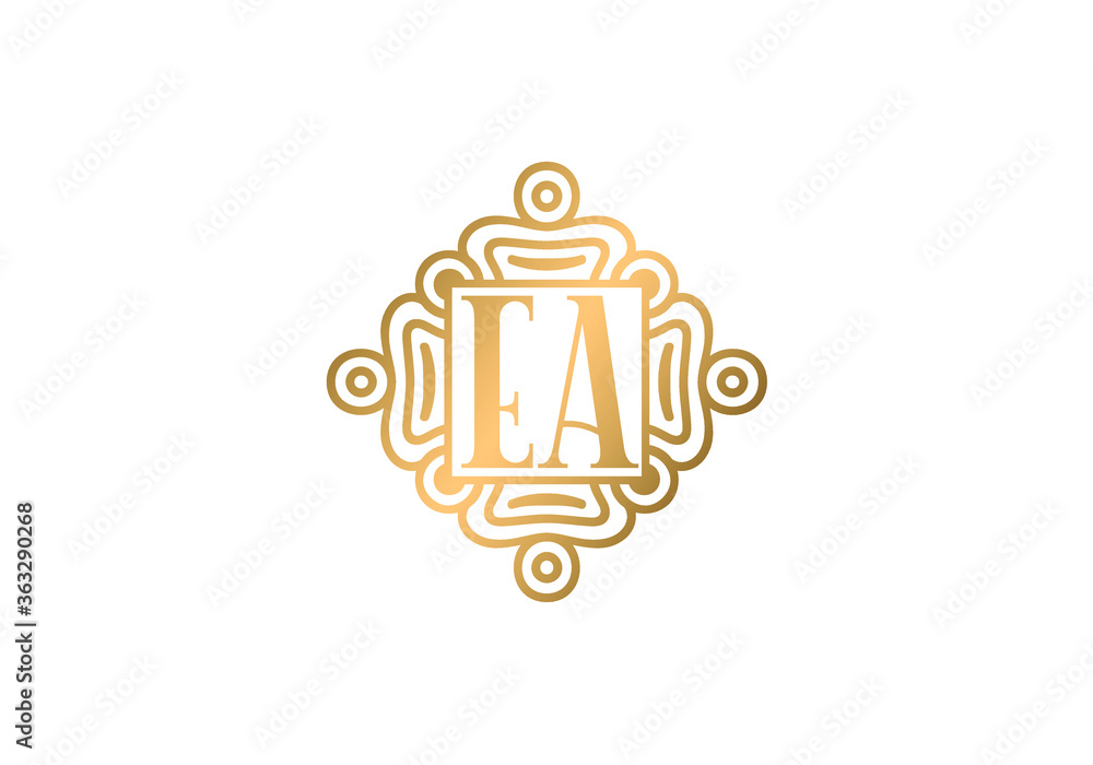 E A Initial Letter Logo design, Graphic Alphabet Symbol for Corporate Business Identity E A Initial Letter Logo design, Graphic Alphabet Symbol for Corporate Business Identity