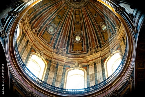 dome of the pantheon lisbon portugal