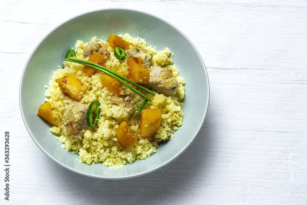 Healthy Homemade Couscous Salad with Chicken, Mango and Chilli Healthy Homemade Couscous Salad with Chicken, Mango and Chilli