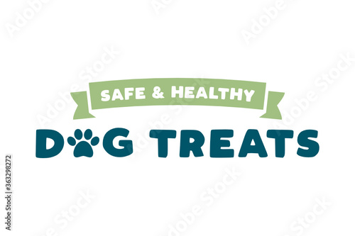 Dog Treats Vector Text Illustration Background