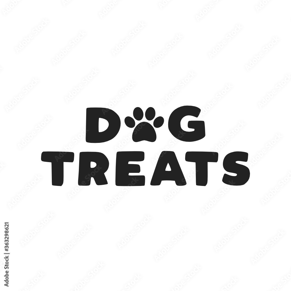Dog Treats Vector Text Illustration Background Dog Treats Vector Text Illustration Background
