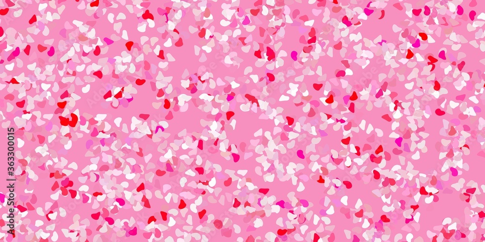 Light pink vector pattern with abstract shapes. Light pink vector pattern with abstract shapes.