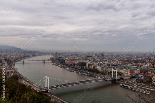 Vista di Budapest dalla cittadella