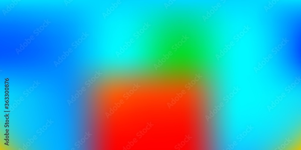 Obraz premium Dark Multicolor vector gradient blur layout.