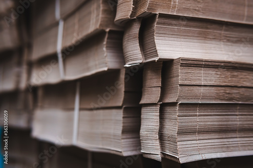 Slika na platnu Products and corrugated cardboard