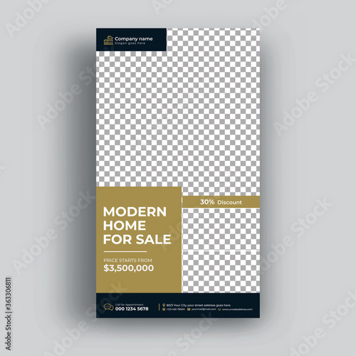 Real estate Instagram Story template