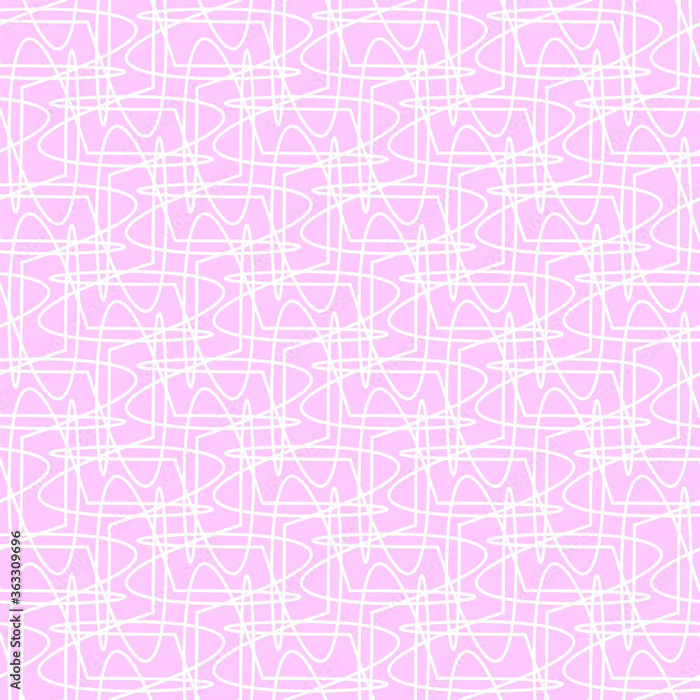 Abstract Hand Drawn Geometric Childish Style Vector Pattern. Pink Background. Geometric Seamless Vector Pattern Abstract Hand Drawn Geometric Childish Style Vector Pattern. Pink Background. Geometric Seamless Vector Pattern