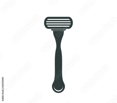 Vector razor icon.  Shaving razor. Hair remover razor. 