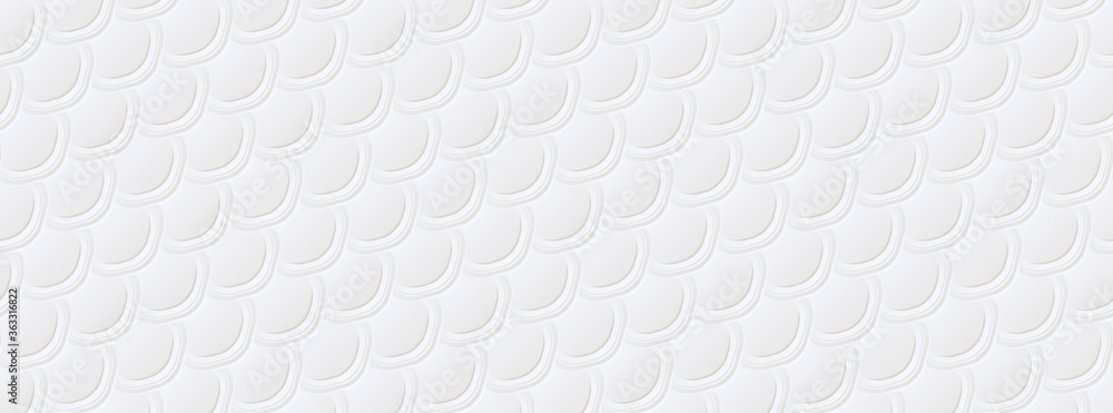 Naklejka premium Scales wallpaper. Abstract scales pattern illustration.