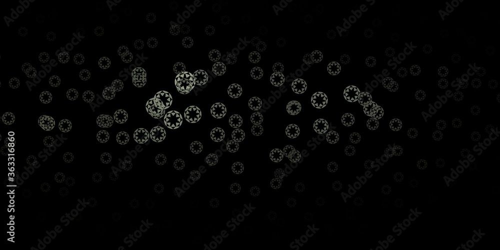 Dark gray vector pattern with spheres. Dark gray vector pattern with spheres.