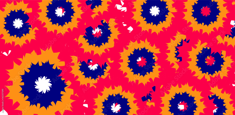 Abstract geometric floral shapes red vector background Abstract geometric floral shapes red vector background
