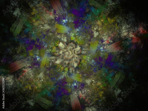 Imaginatory fractal background Image