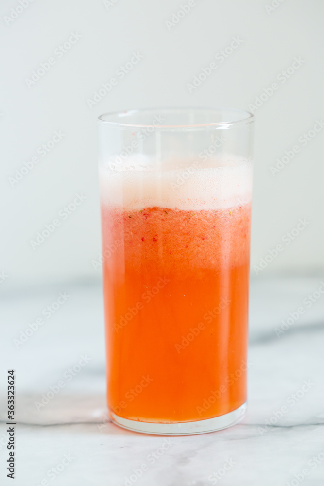 Strawberry Soda Drink