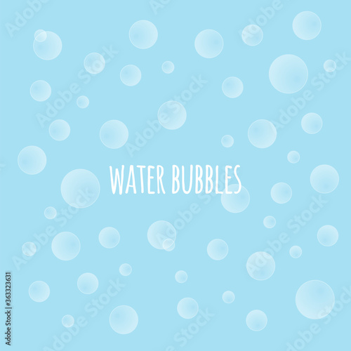 Water bubbles pattern. Water texture