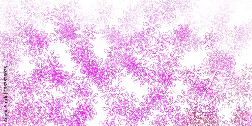 Light pink vector abstract template with leaves. Light pink vector abstract template with leaves.