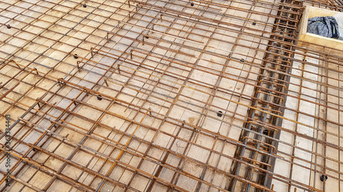 Steel reinforcement for the concrete floor