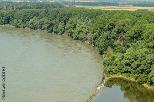 A beautiful view of Bratislava city at Slovakia.