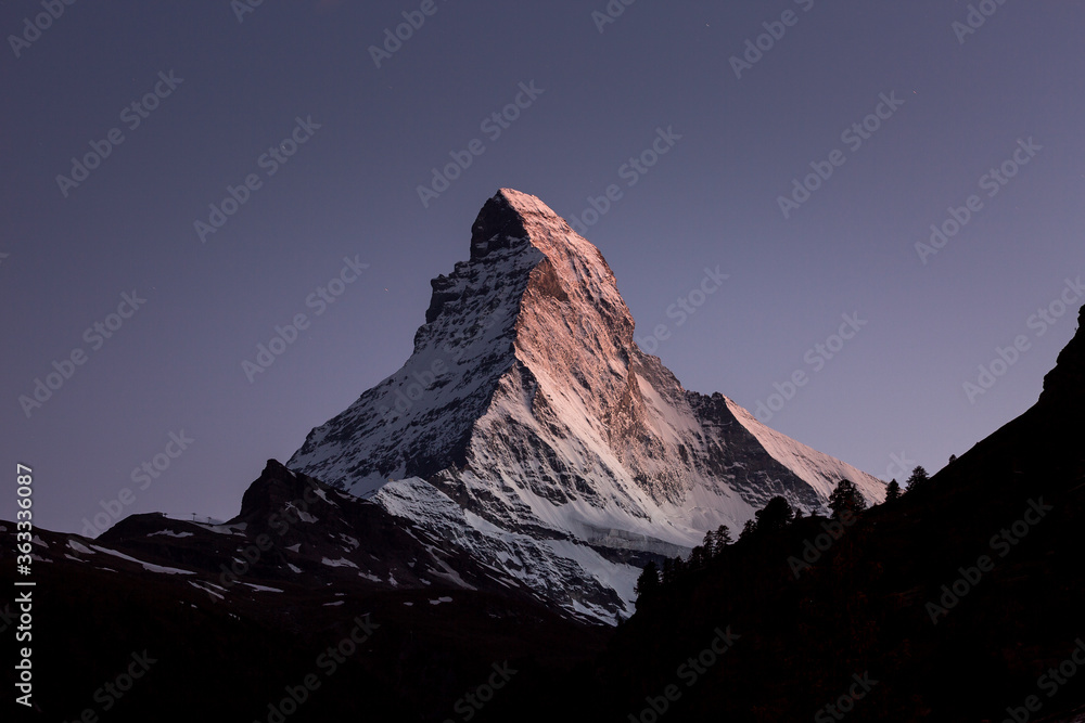 Matterhorn im Abendlicht