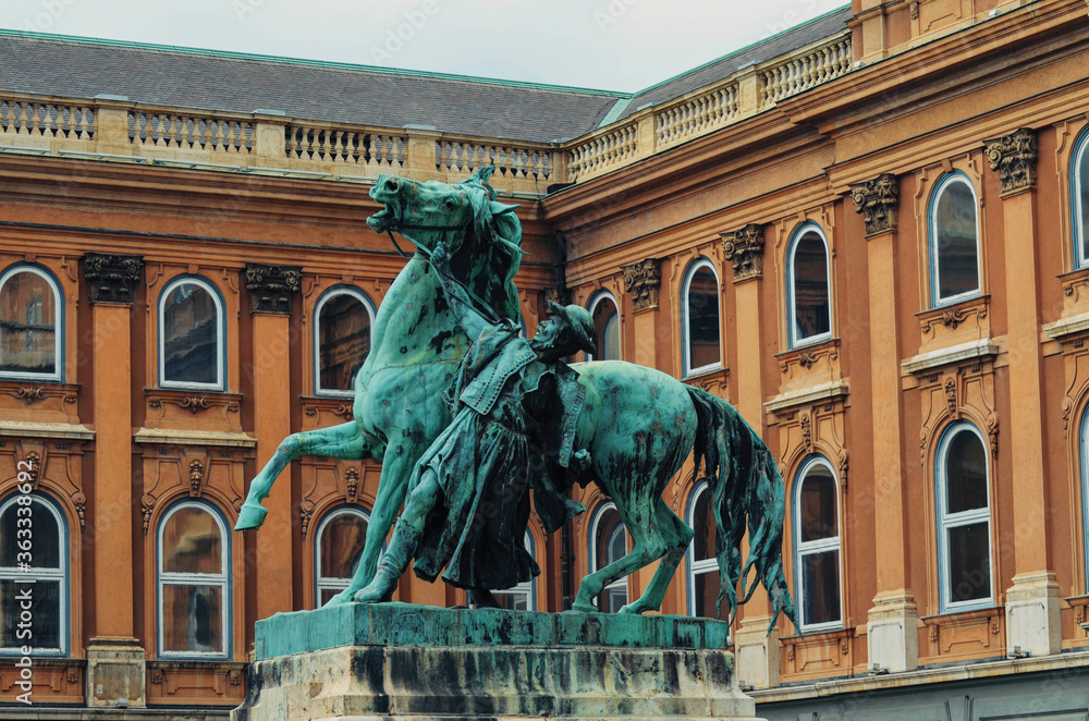 Obraz premium A beautiful view of Budapest city at Hungary.