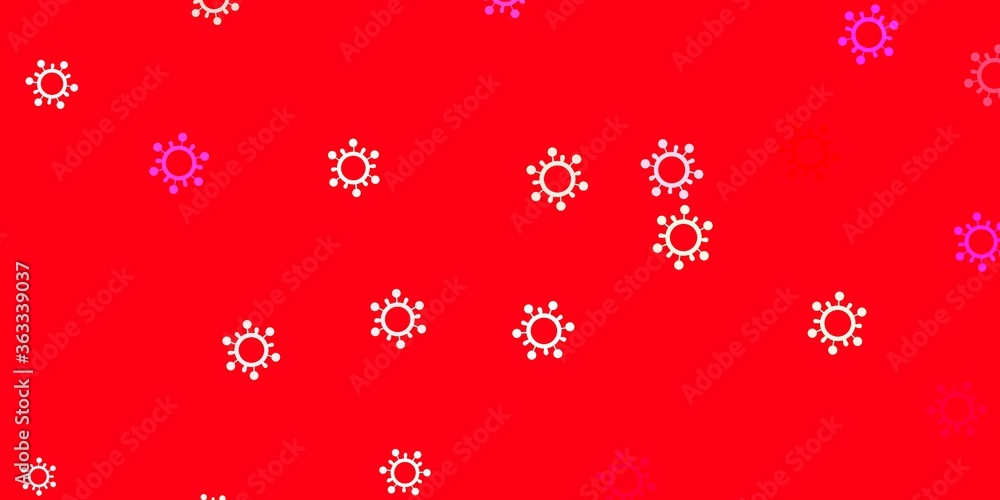 Light pink vector texture with disease symbols. Light pink vector texture with disease symbols.