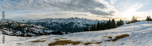 Skiing resot Mythenregion with still not so much © Michal